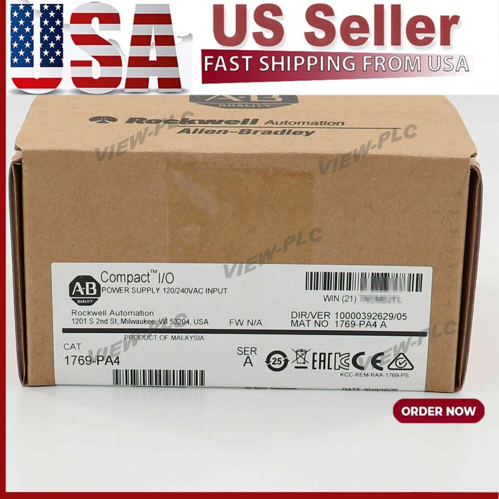 New AB 1769-PA4 SER A CompactLogix Power Supply Module 1769PA4 US Free Tax