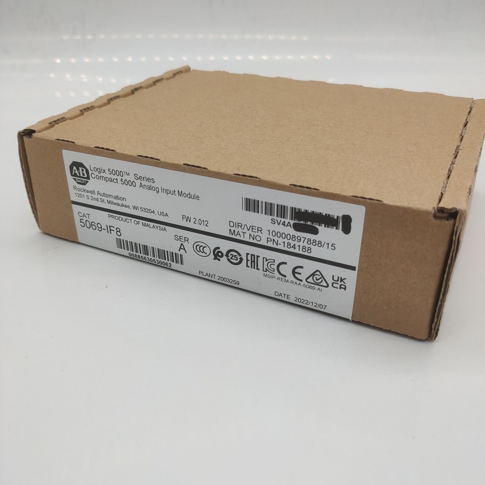 New Allen-Bradley 5069-IF8 /A AB Compact 5000 Analog Input Module 5069IF8 US