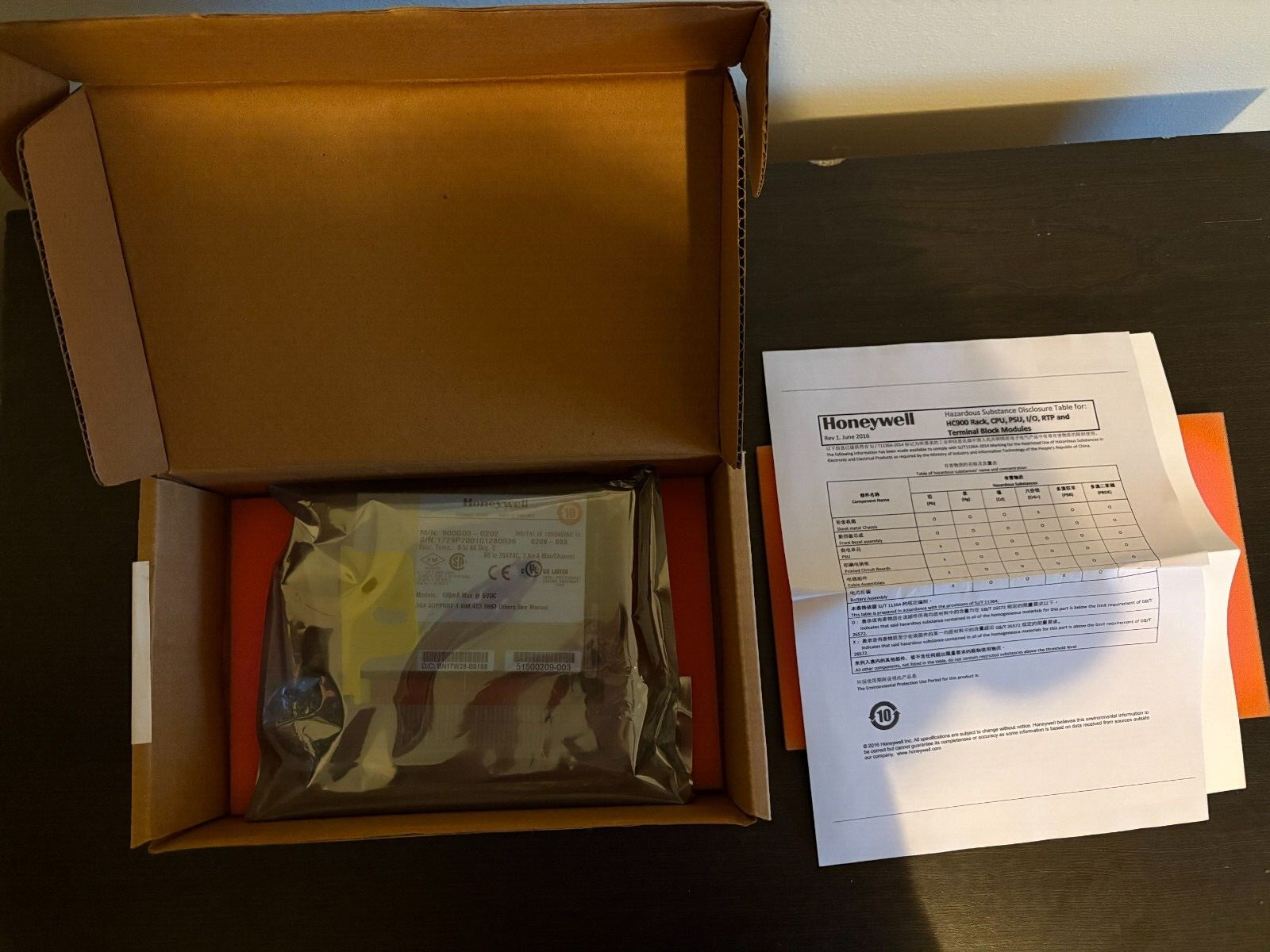 Honeywell 900G03-0202 ControlEdge HC900 16-Channel 120/240VAC Digital Input Card