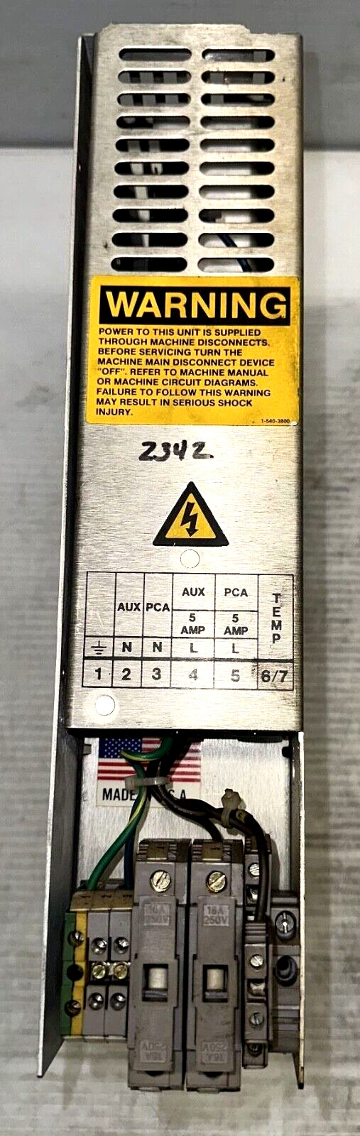 Siemens | Cincinnati Milacron 3-424-2037A Power Supply – WARRANTY