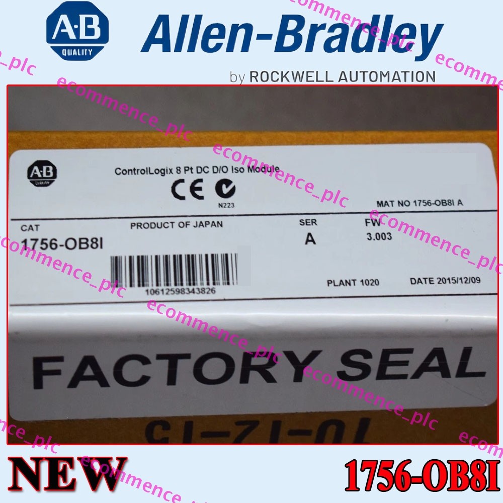 New Factory Sealed Unbrand 1756-OB8I ControlLogix 8 Pt DC D/O Iso Module