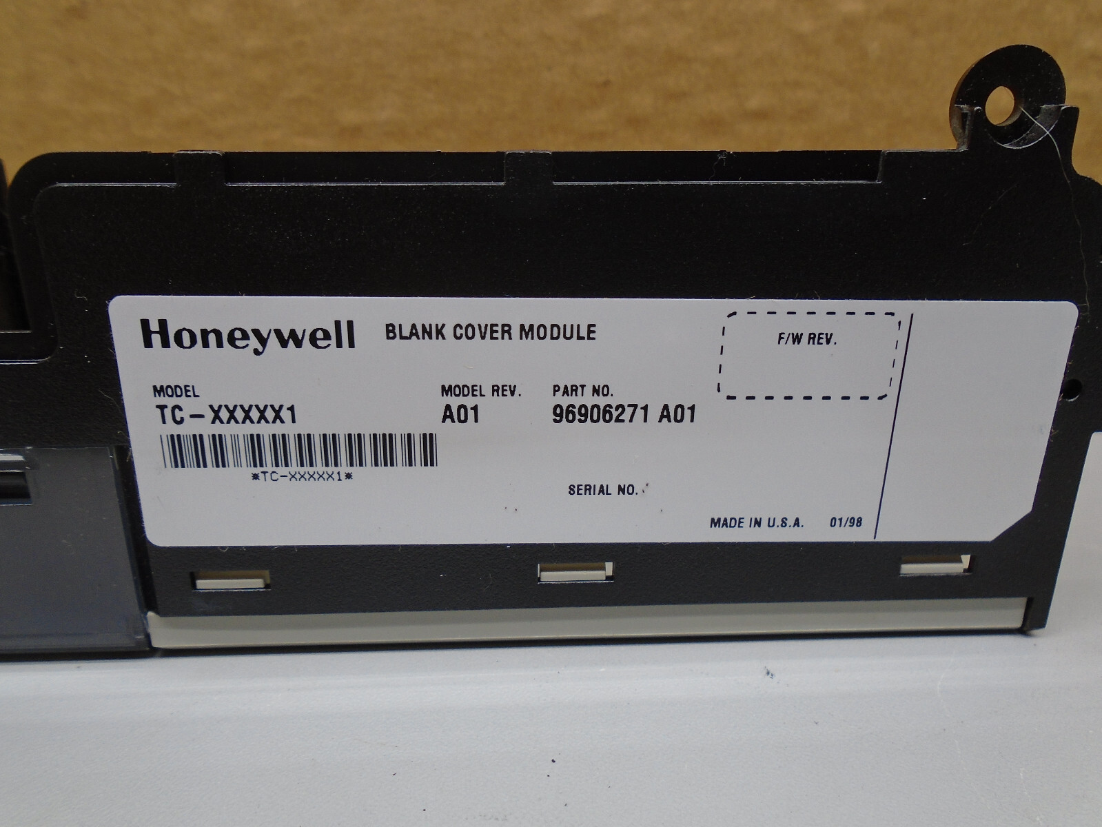 Honeywell TC-XXXX1 series A Blank Cover Module TC-XXXX1 will work as 1756-N2 R22