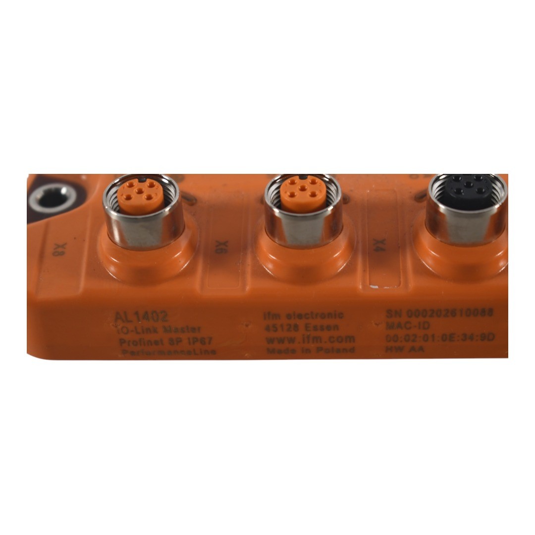 IFM Effector AL1402 IO-Link master with Profinet interface PFL PN 8P IP67