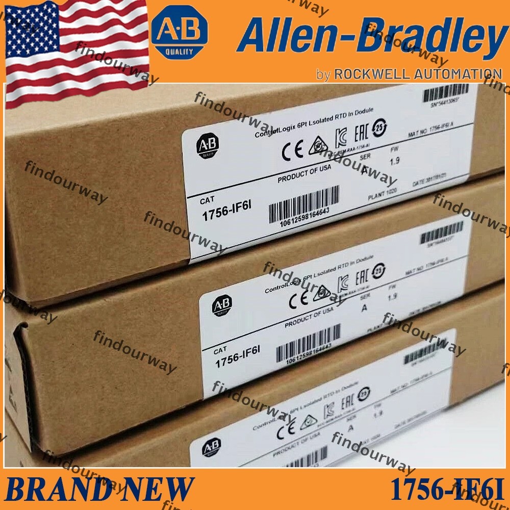 New AB 1756-IF6I SER A ControlLogix 6 Point Isolated A/I Module US