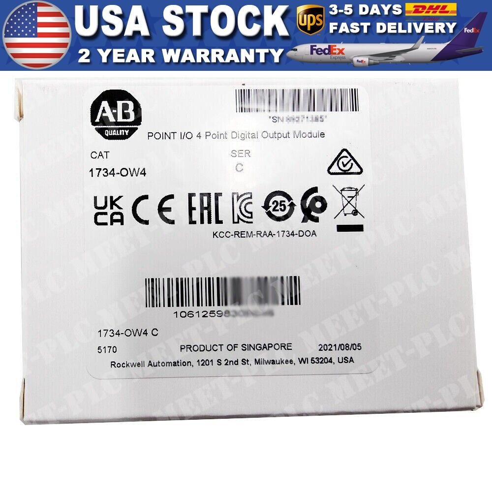 New AB 1734-OW4 POINT I/O 4 Point Digital Output Module 1734OW4 US Free Tax