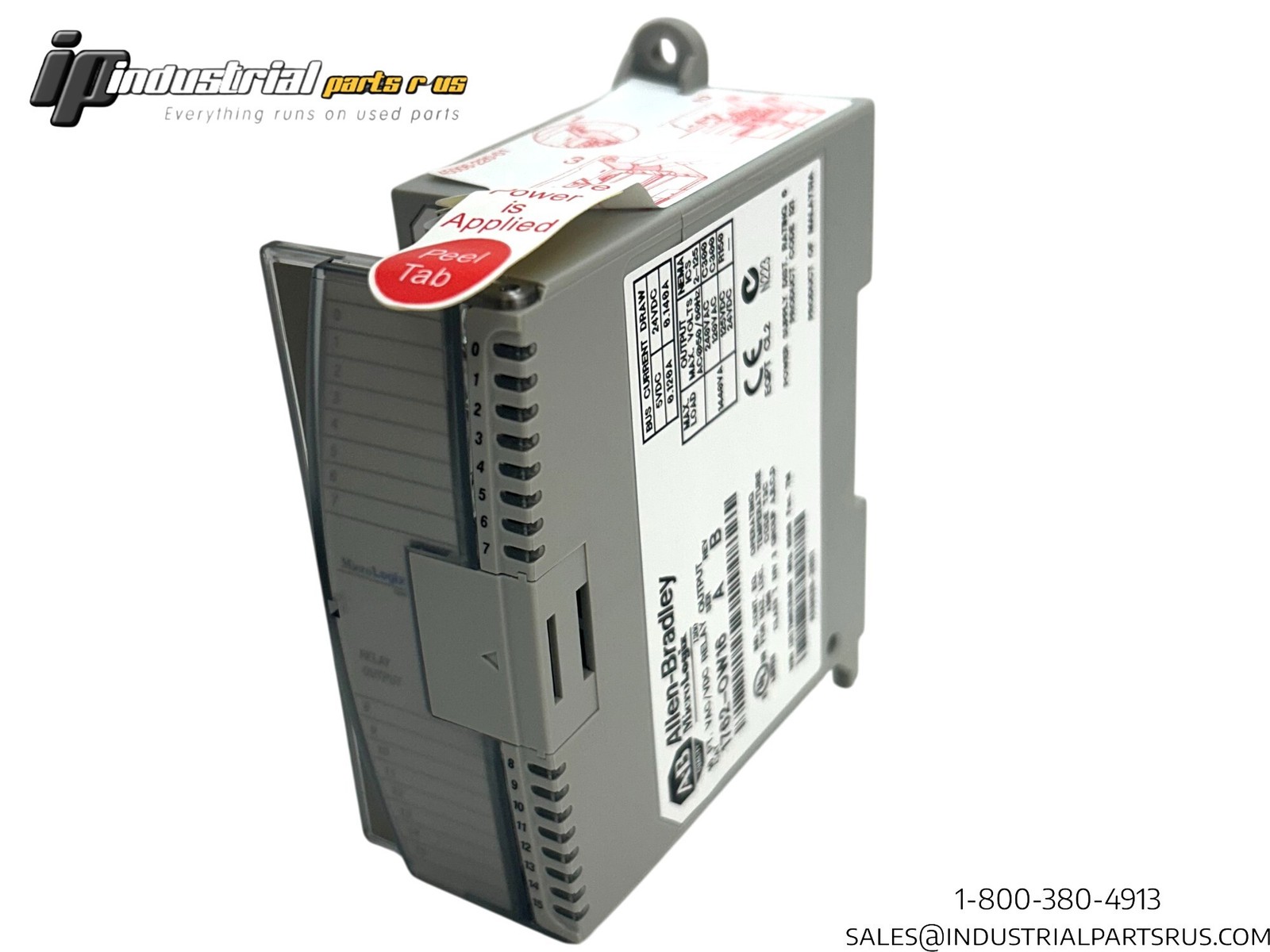 Allen Bradley 1762-OW16 MicroLogix 1200 16 Point Relay Output, Ser.A