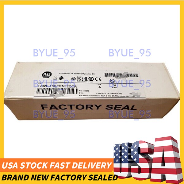 Brand New 1732E-16CFGM12QCR: Allen Bradley EtherNet/IP Intelligent I/O Module​