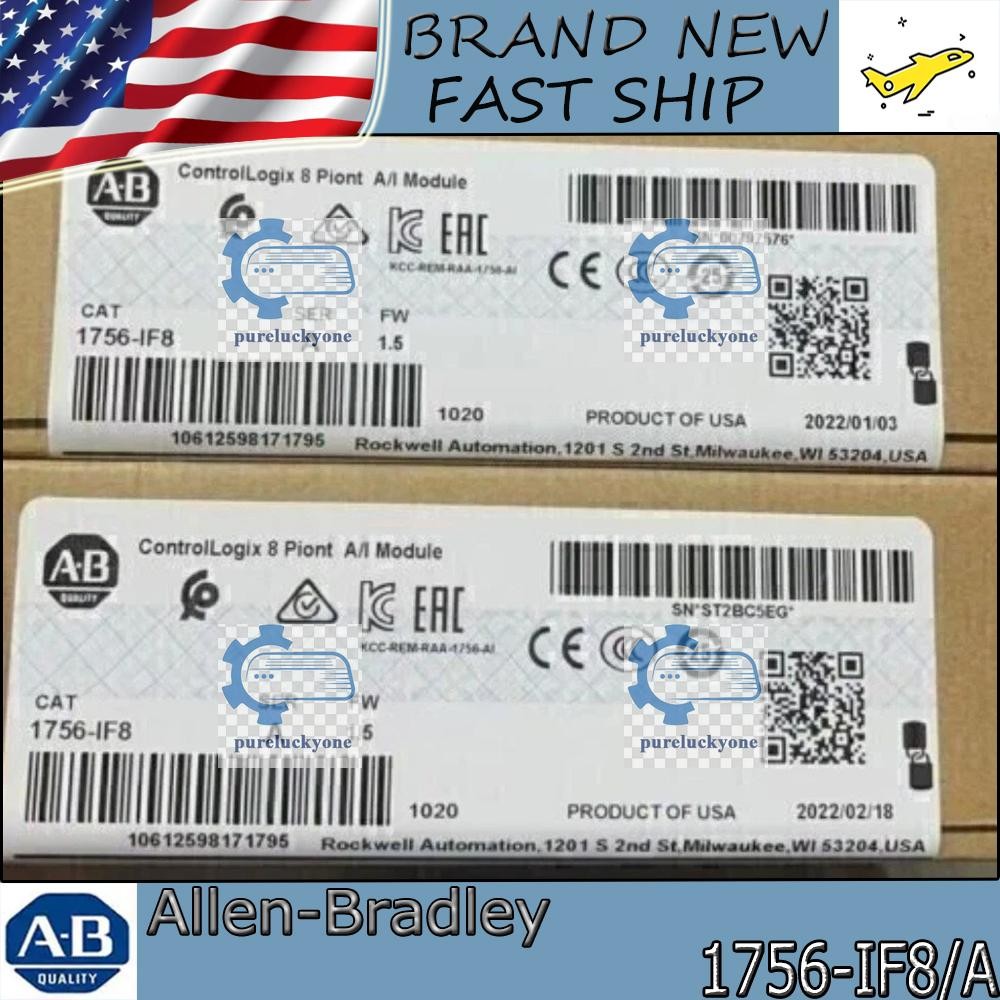 New Factory Sealed for AB 1756-IF8 SER A Controllogix 8 Point A/I Module 1756IF8