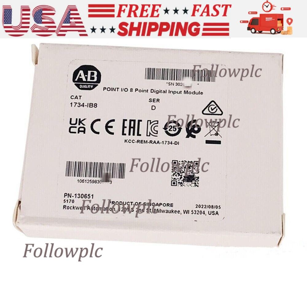 NEW Allen-Bradley 1734-IB8 /D POINT I/O 8 Point Digital Input Module AB 1734-IB8