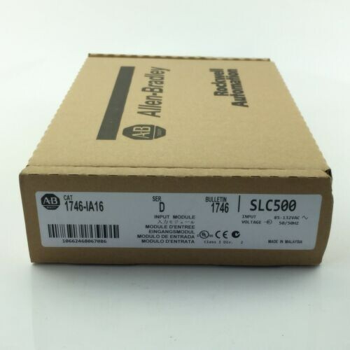 New Sealed Allen Bradley 1746-IA16 SER D SLC 500 Input Module PLC AB 1746-IA16