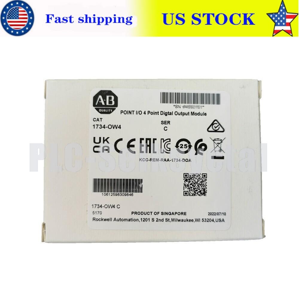 New AB 1734-OW4 Point I/O 4 Point Digital Output Module 1734OW4 In US Free Tax