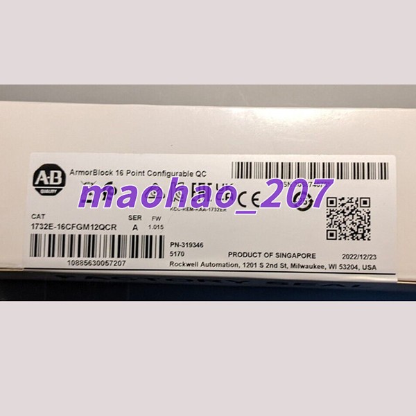 Allen Bradley 1732E-16CFGM12QCR​ EtherNet/IP Intelligent I/O Module