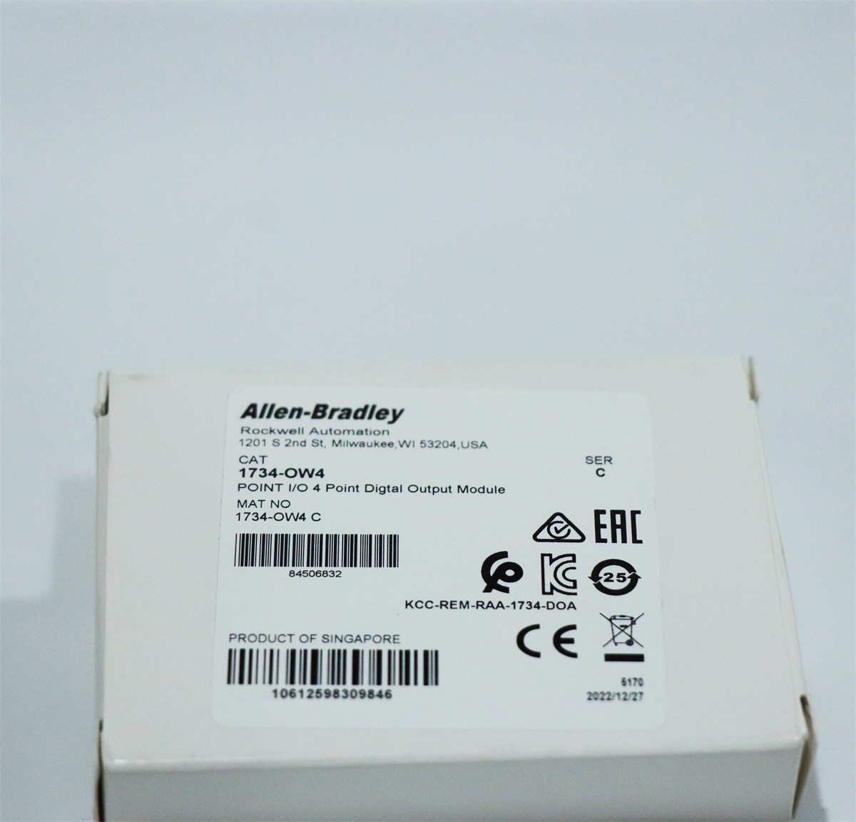 POINT I/O 1734-OW4 1734OW4 PLC 4 Point Digital Output Module Series C