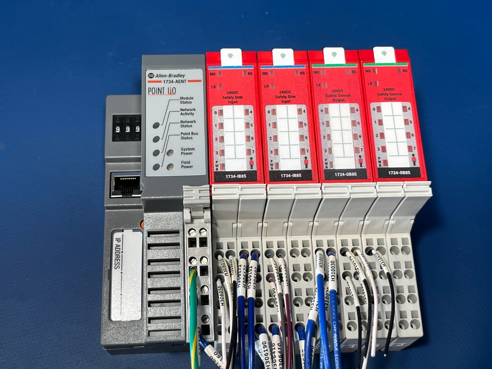 ALLEN BRADLEY 1734-AENT + 1734-IB8S 1731-OB8S MODULES