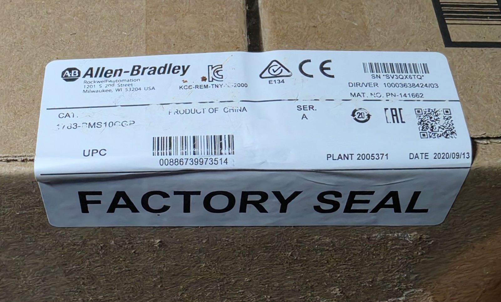 ALLEN-BRADLEY 1783-BMS10CGP Static 5700 10-Port Managed Ethernet Switch