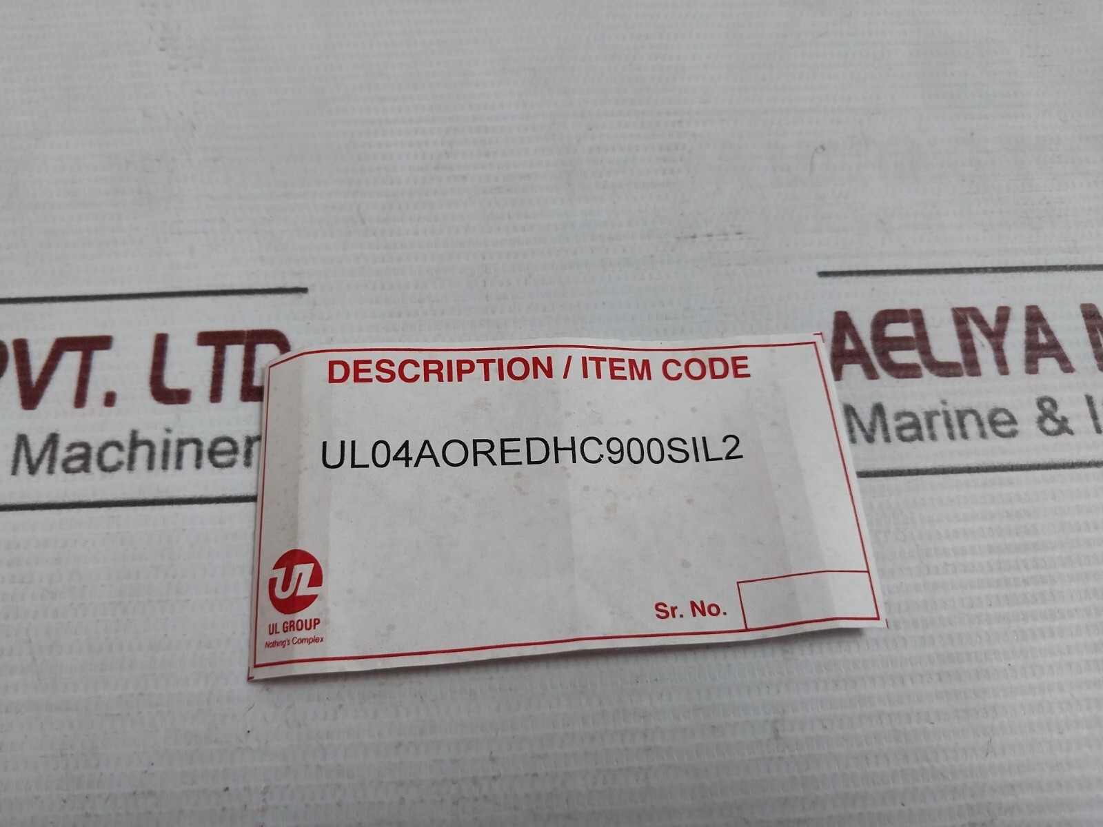 Ul Group UL04AORED-HC900 Input Output Terminal Block 900A16-0101 94V