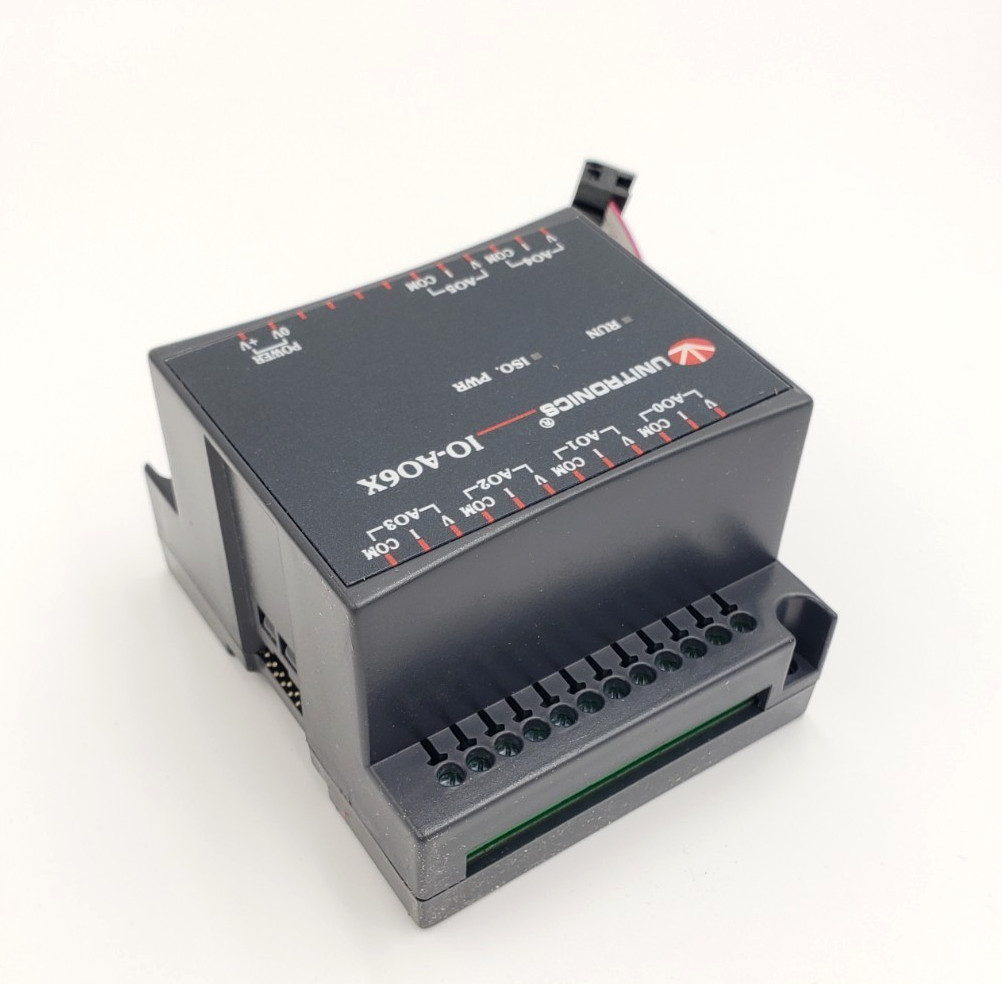 New Unitronics IO-AO6X Isolated Analog Output Module – 60 Day Warranty