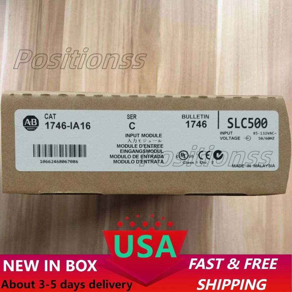 NEW Allen-Bradley AB 1746-IA16 SER C SLC 500 Input Module New in box
