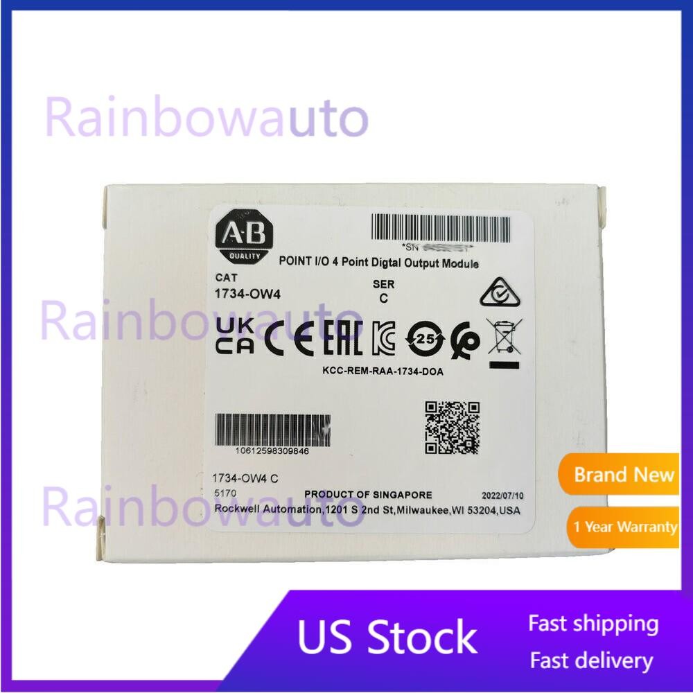 New AB 1734-OW4 Point I/O 4 Point Digital Output Module 1734OW4 In US Free Tax