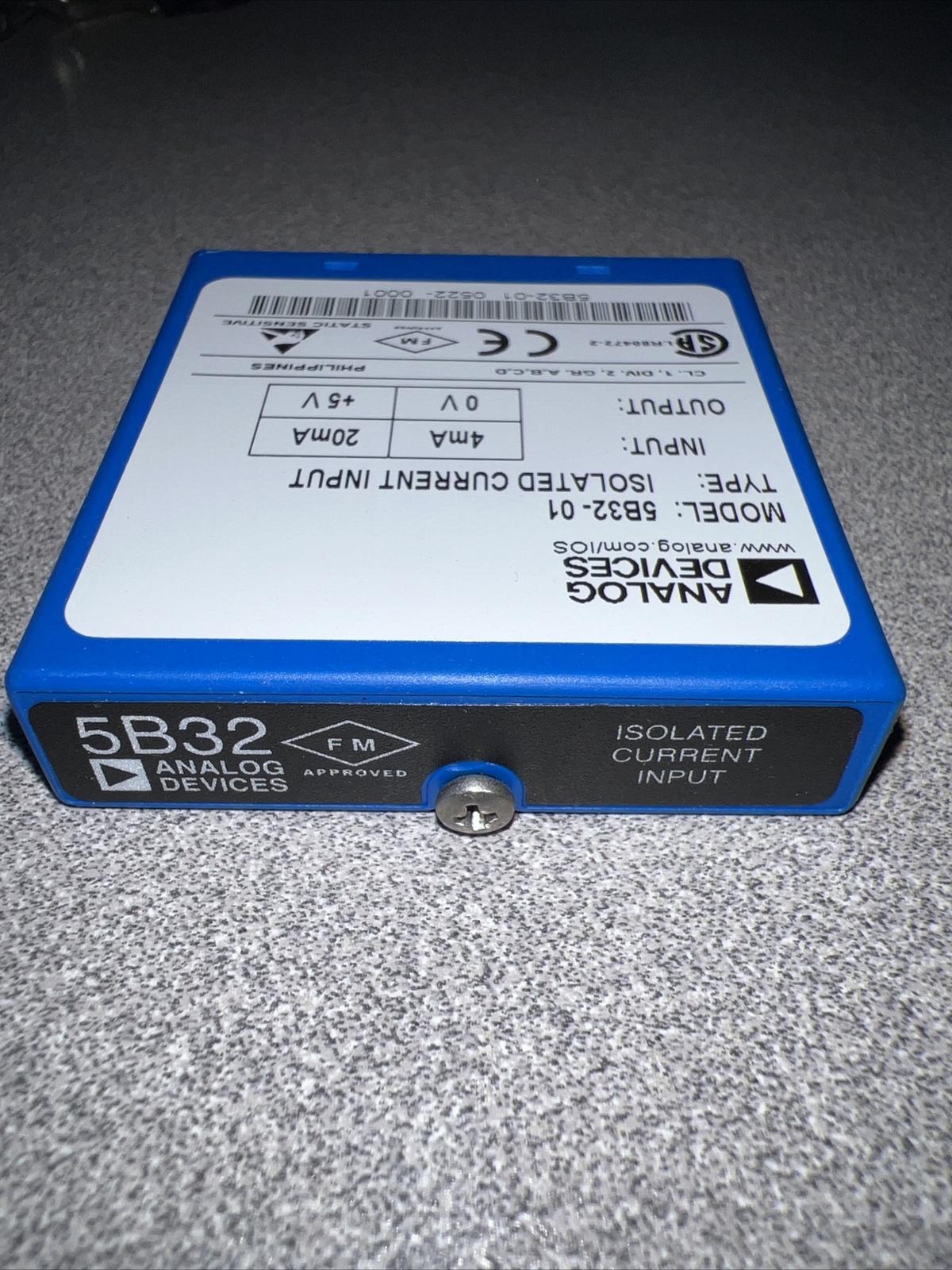 ANALOG DEVICES 5B32-01 ISOLATED CURRENT INPUT MODULE Sealed Package New