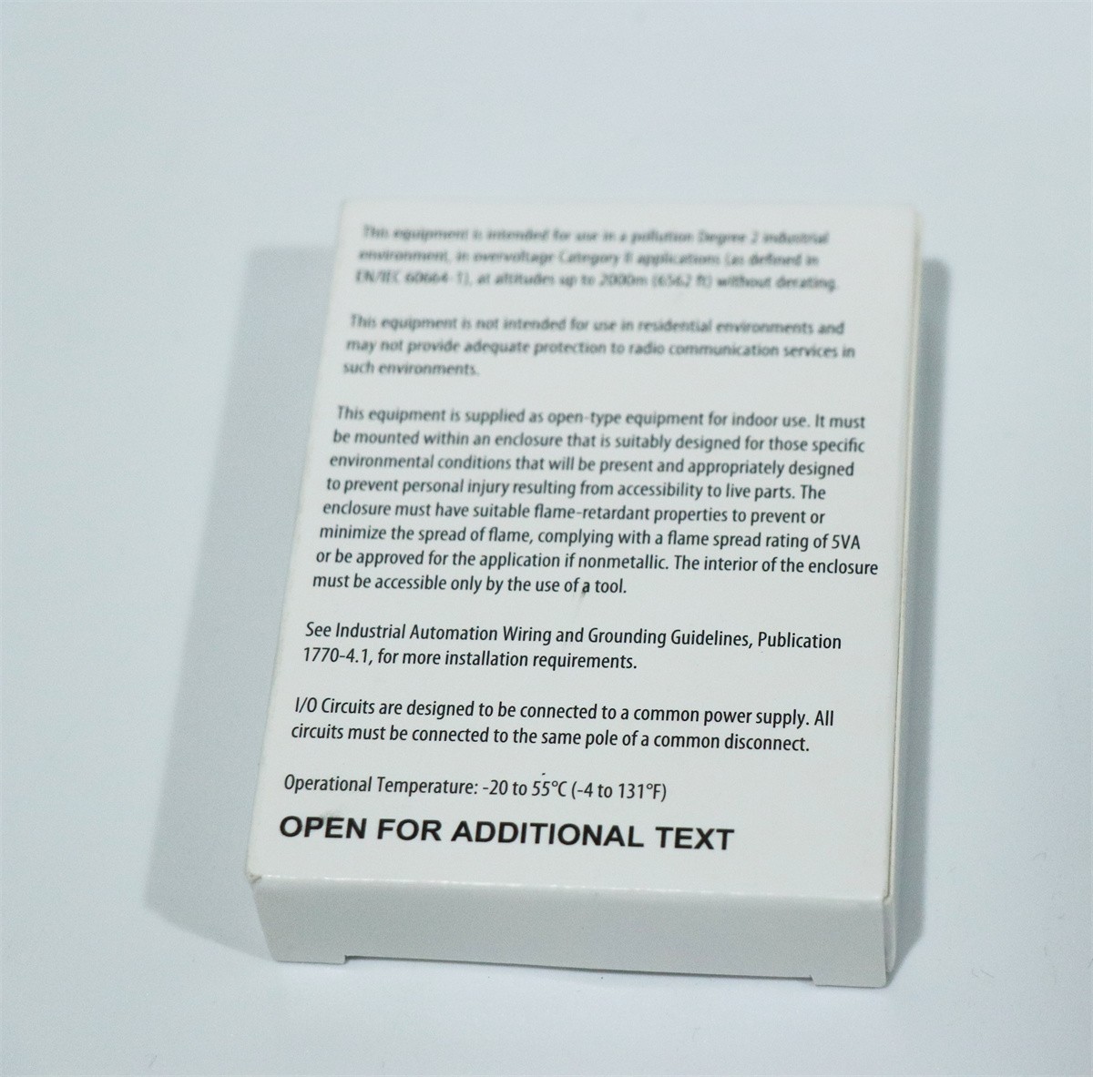 POINT I/O 4-Ch 1734-OW4 /C Relay Output Module Surplus