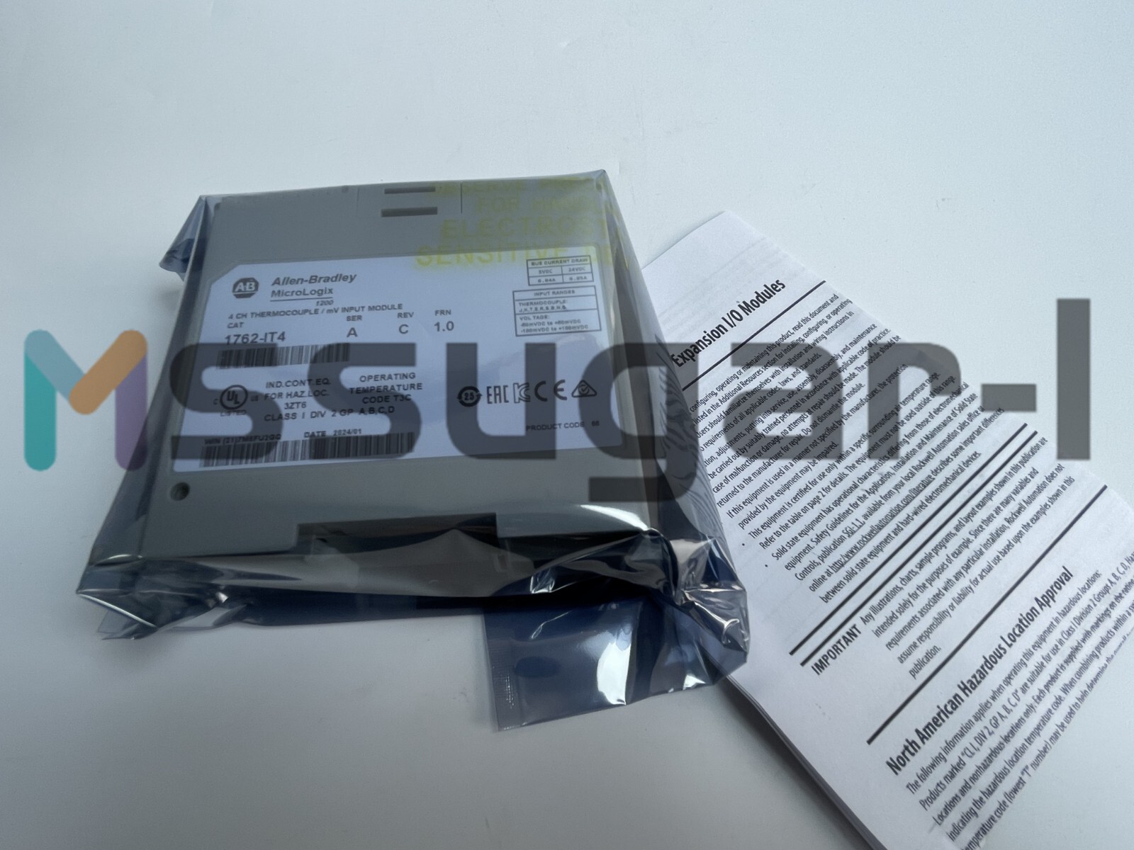 NEW Allen-Bradley 1762-IT4 SER A MicroLogix Themocouple/mV Module 1762IT4