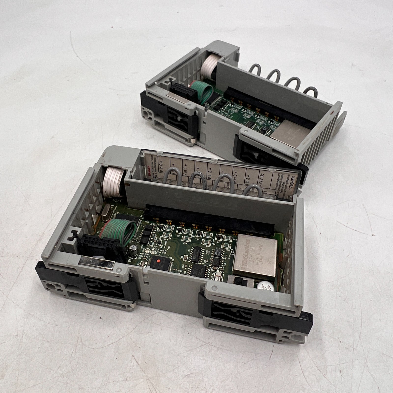 Lot of 2 Allen-Bradley 1769-IF4 Ser B. PLC Input Modules