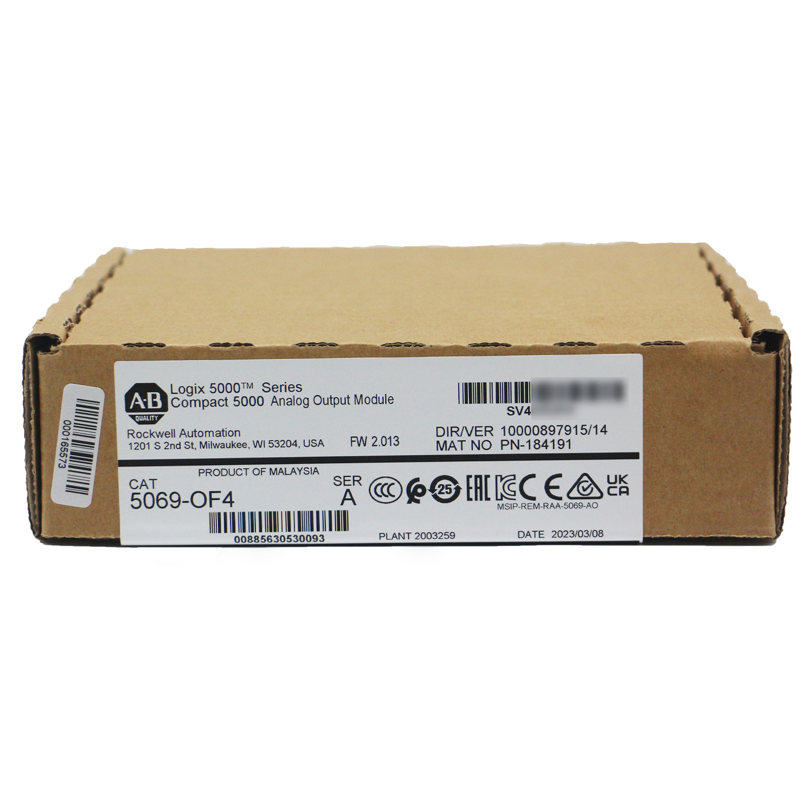 NEW Allen Bradley 5069-OF4 Compact 5000 Logix Analog Output Module UPS/DHL