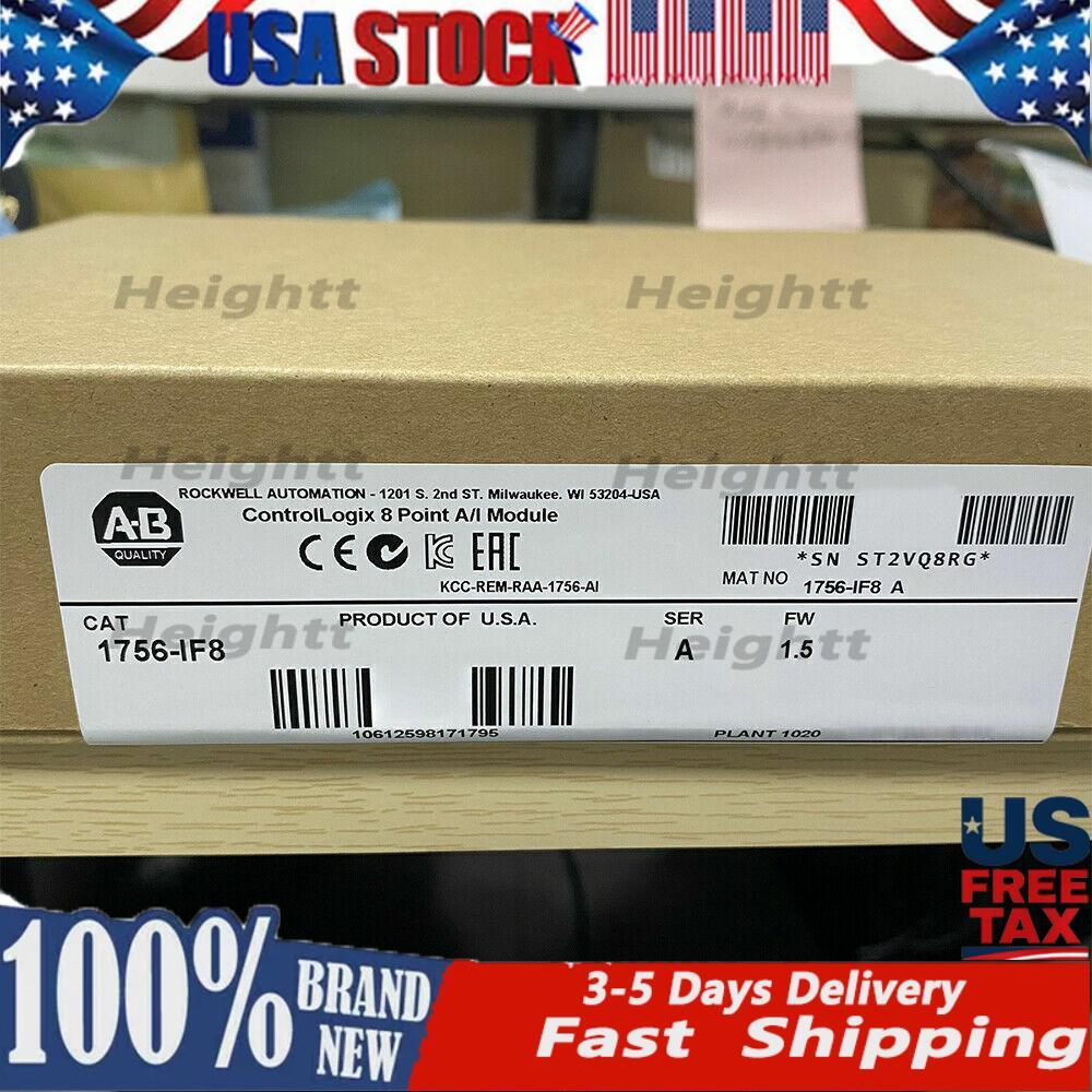 Allen Bradley 1756IF8 ControlLogix 8 Point A/I Module 1756-IF8 Ser A New Sealed