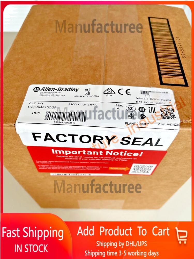 New Factory Sealed 1783-BMS10CGP / A Port Managed Ethernet Switch 1783-BMS10CGP