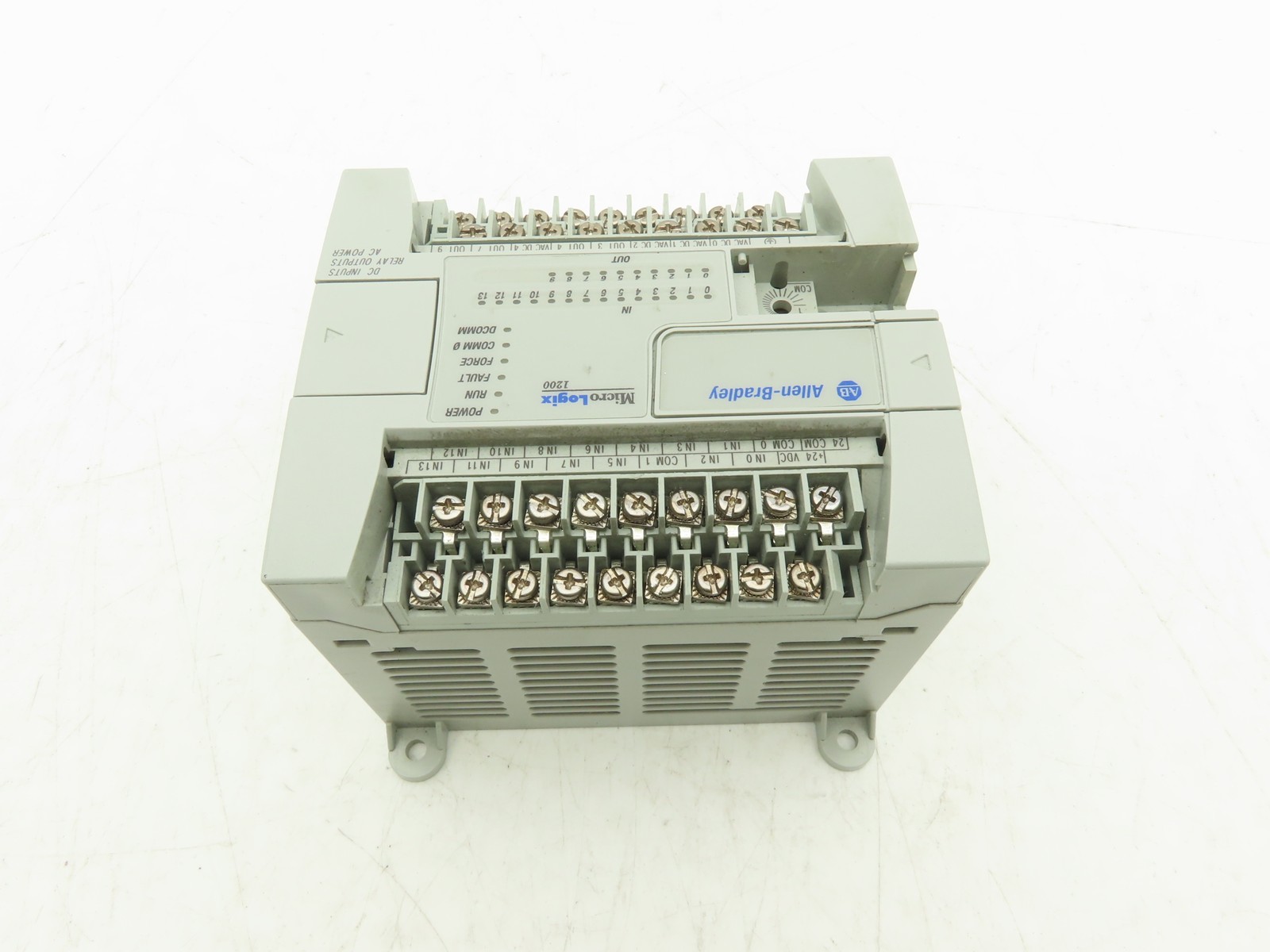 Allen Bradley 1762-L24BWA MicroLogix 1200 PLC Controller I/O Module Ser C Rev B