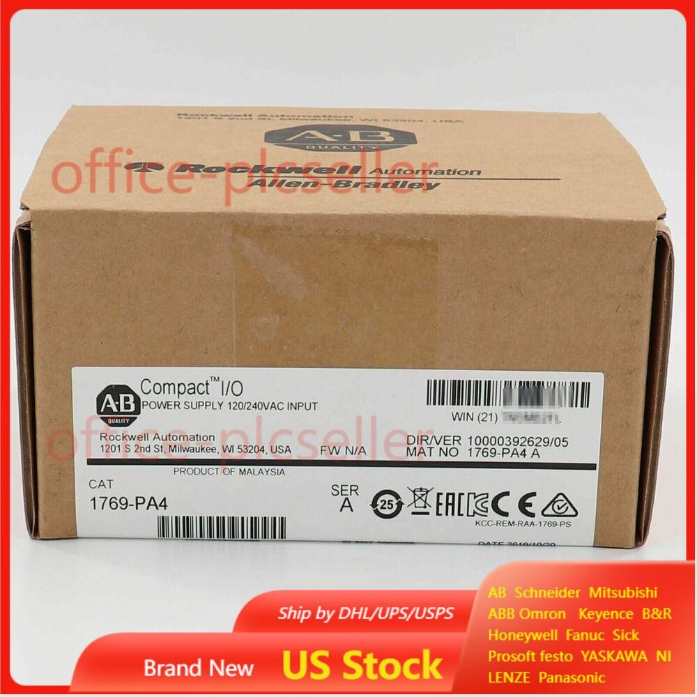 New AB 1769-PA4 SER A CompactLogix Power Supply Module 1769PA4 US Free Tax