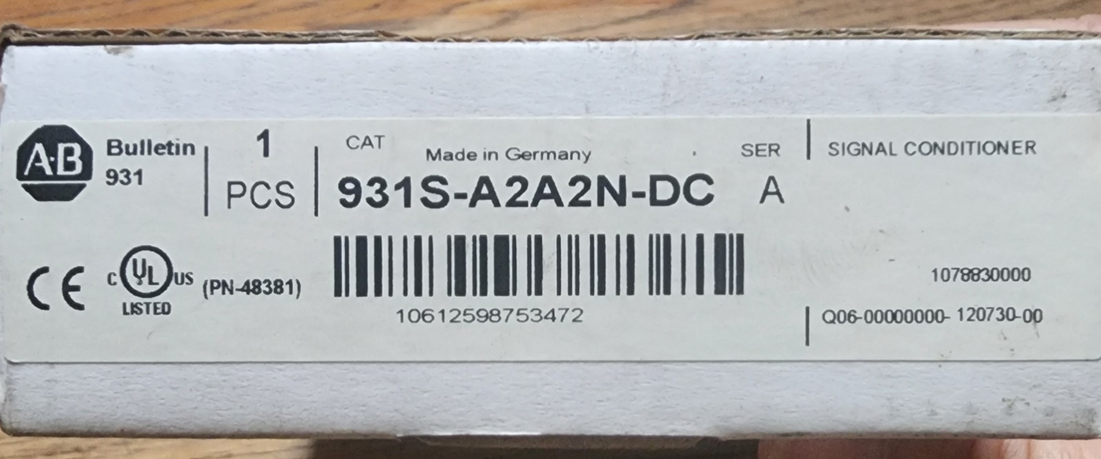 Allen Bradley 931S-A2A2N-DC Series A / Active Isolator