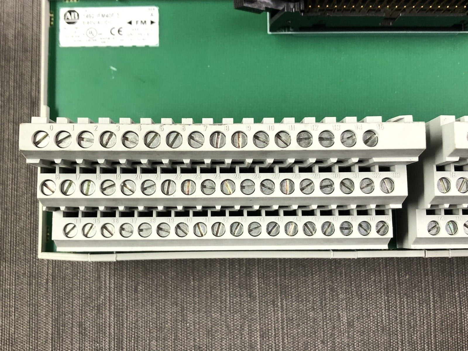 Allen-Bradley 1492-IFM40F-3 Digital Interface Module 40 Pt. 3 wire Sensor Inputs