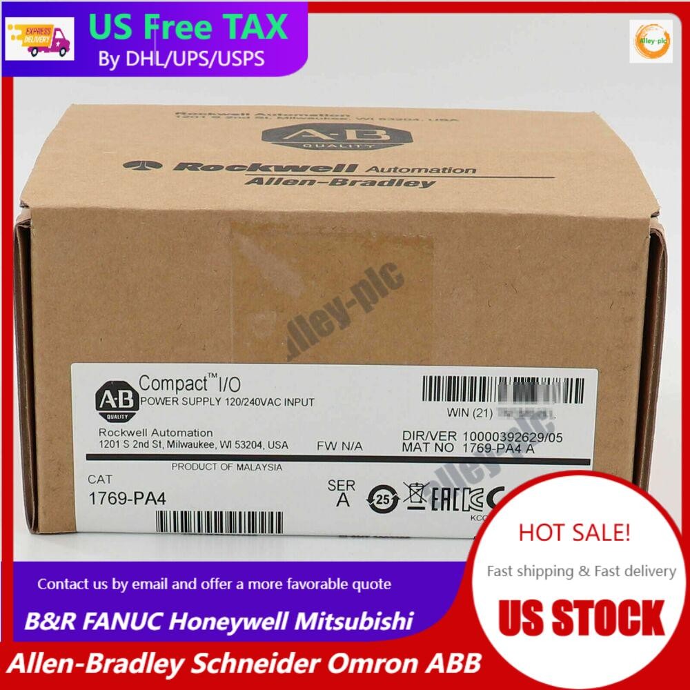 New AB 1769-PA4 SER A CompactLogix Power Supply Module 1769PA4 US Free Tax