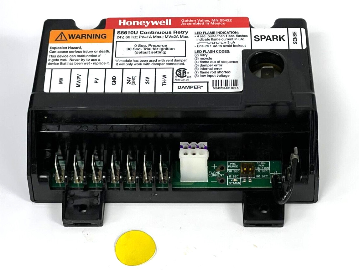 HONEYWELL S8610U3009 INTERMITTEN PILOT IGNITION MODULE