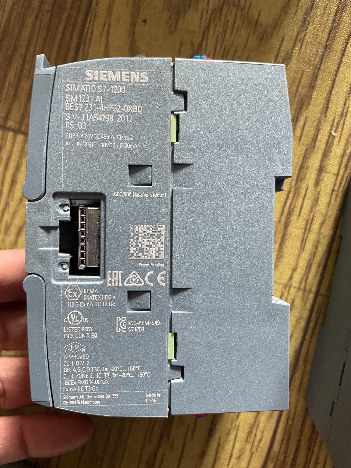 Siemens 8ch Analog Input Module 6ES7231-4HF32-0XB0 6ES7 231-4HF32-0XB0