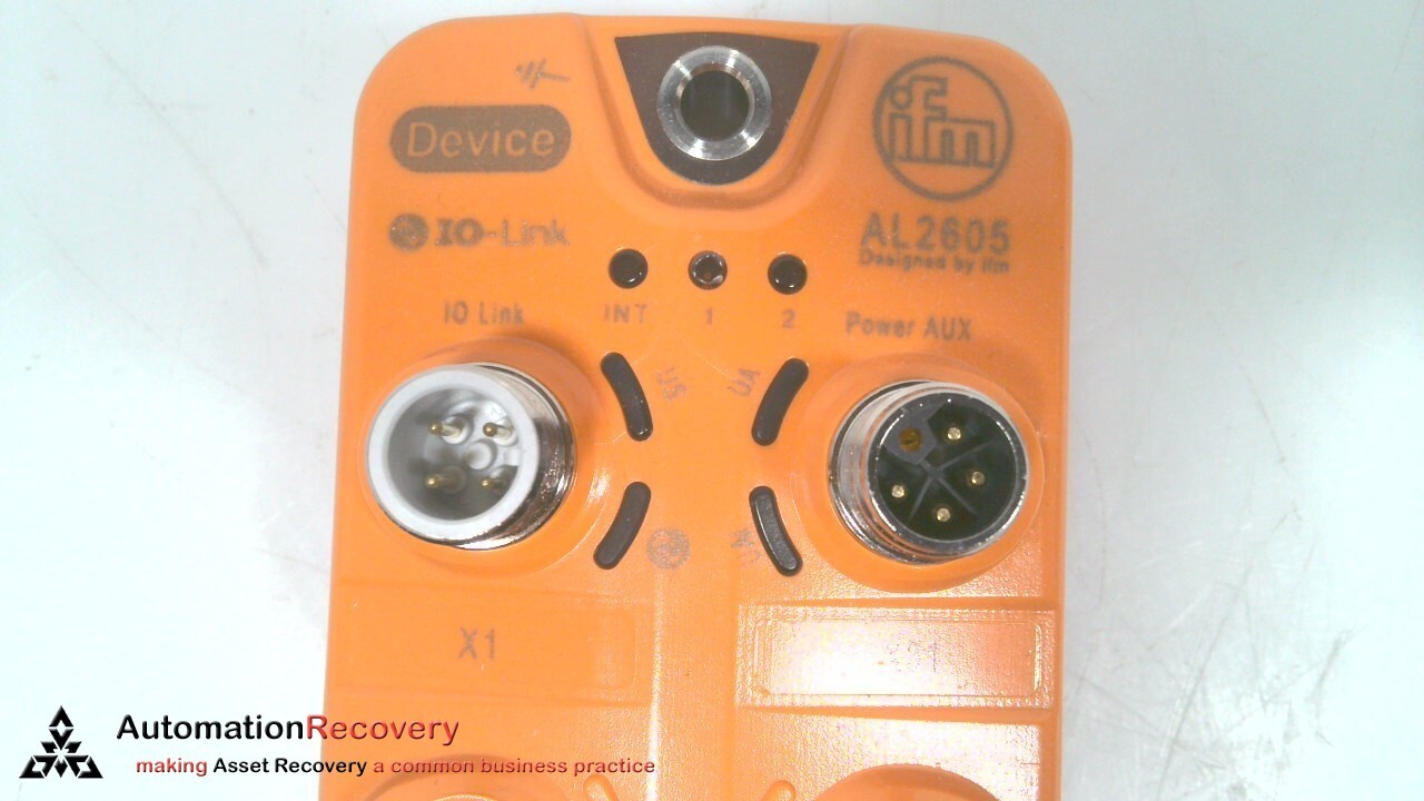 IFM AL2605 I/O MODULE, IOL MOD PL 8XMP/DX E M12 IP67, NEW #320887