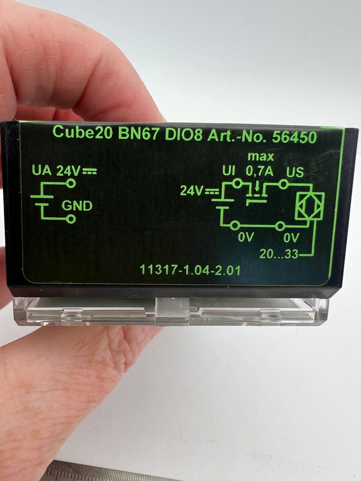 Murr Elektronik Cube20 BN67 DIO8 56450 D-71570 Fieldbus System Bus Node GERMANY