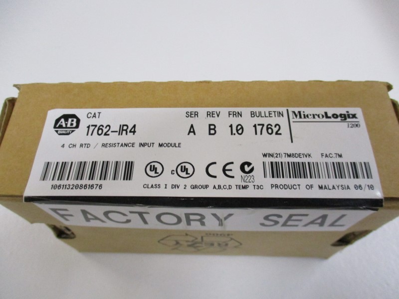 ALLEN BRADLEY 1762-IR4 SER. A F/W 1.0 NSMP