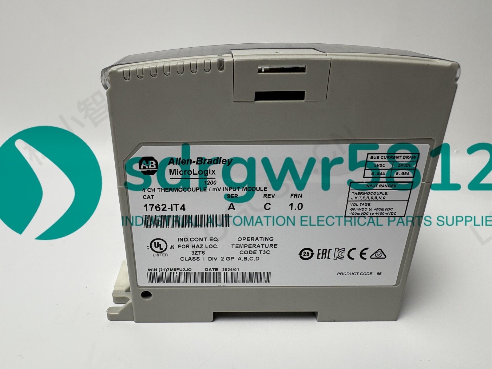 New 1762-IT4 SER A MicroLogix Themocouple/mV Input Module Allen-Bradley 1762-IT4