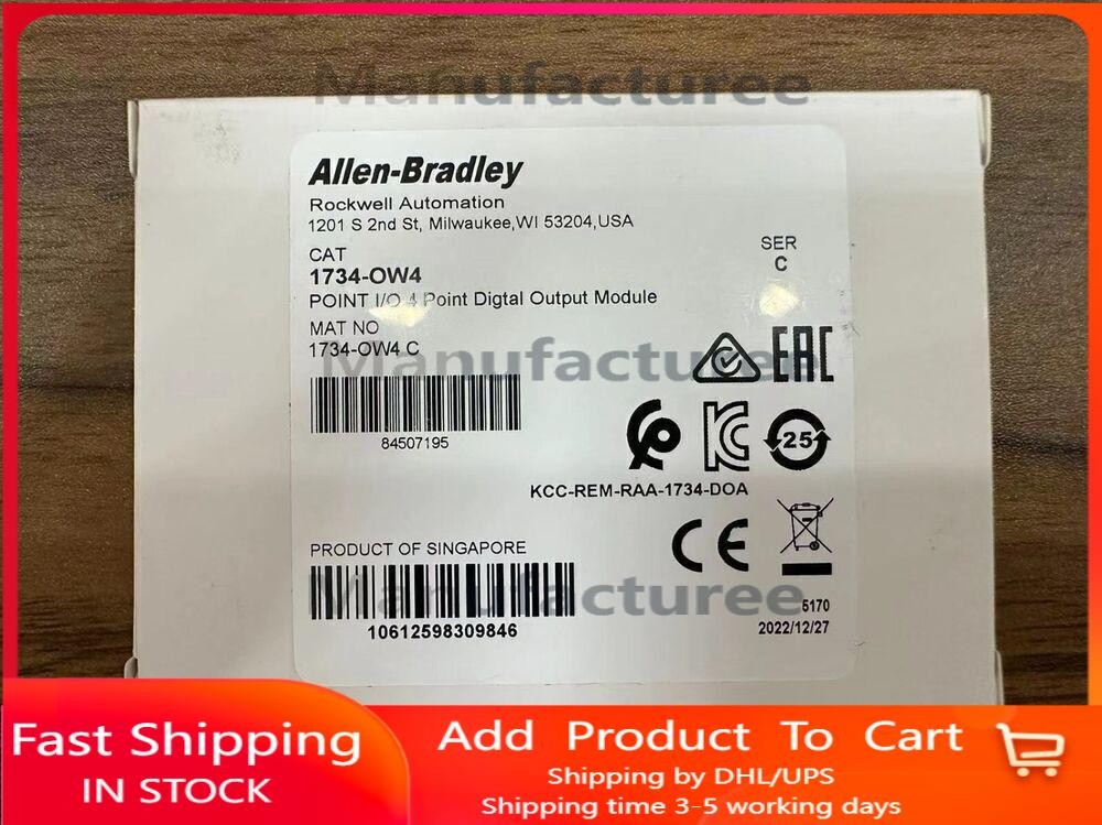 1734-OW4 2022 SER C New Sealed AB POINT I/O 4 Point Digital Output Module