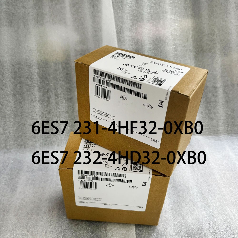 Siemens New ANALOG OUTPUT MODULE 6ES7 231-4HF32-0XB0 6ES7 232-4HD32-0XB0