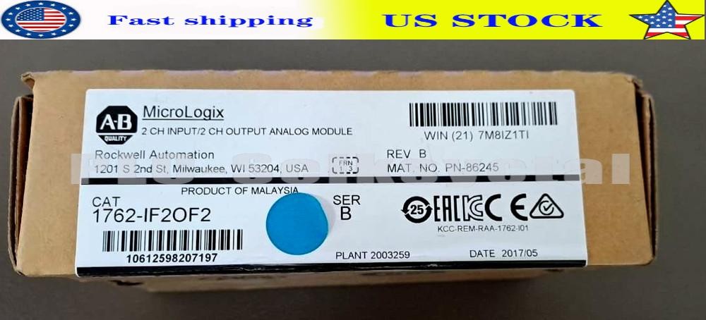 ALLEN BRADLEY 1762-IF20F2 INPUT AND OUTPUT ANALOG MODULE