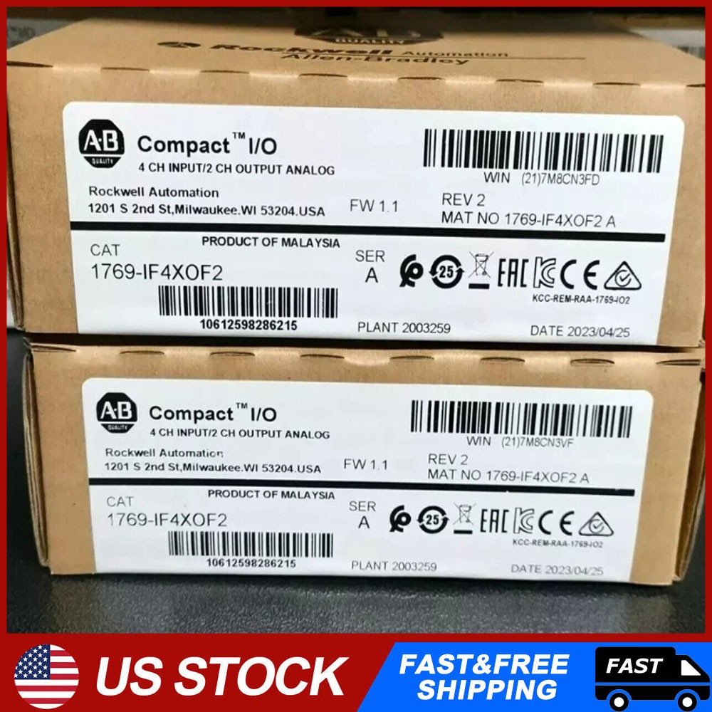 Factory Sealed Unbrand 1769-IF4XOF2 SER A CompactLogix 6 Pt A/I and A/O Mo