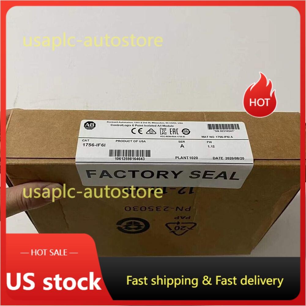 New Sealed AB 1756-IF6I Controllogix Analog Isolated Input Module US Free Tax