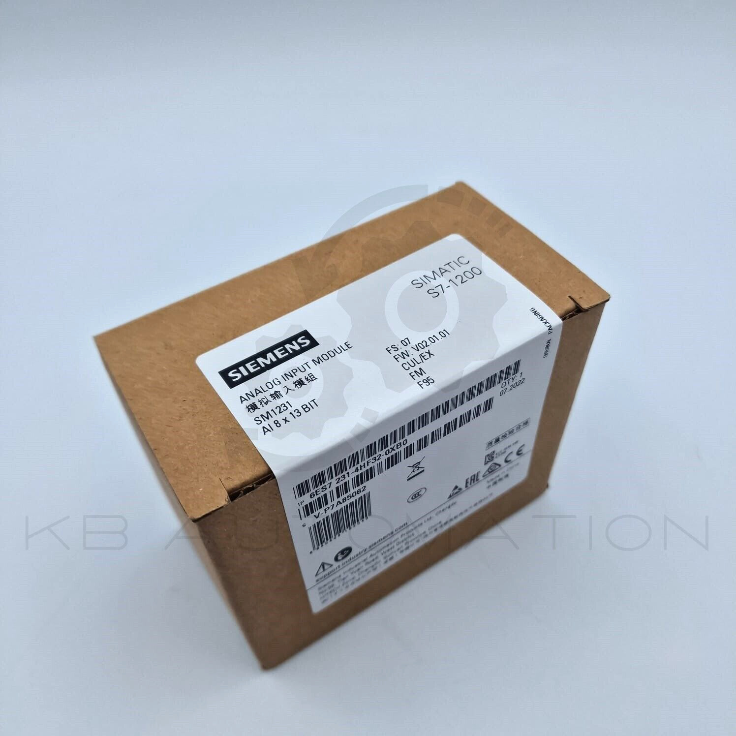 Siemens 6ES7231-4HF32-0XB0 Simatic S7-1200 analogue input SM 1231, AI 8 x 13 bit