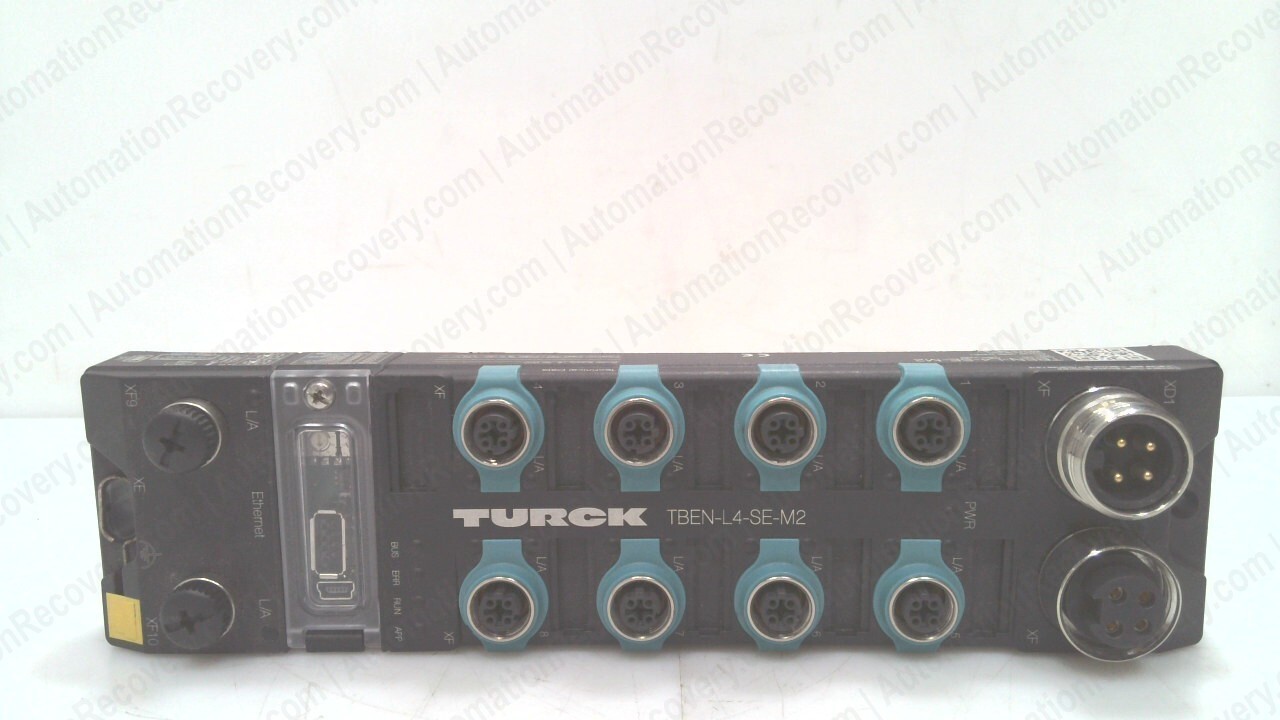 TURCK TBEN-L4-SE-M2, PROFINET DEVICE, MANAGED ETHERNET SWITCH #336347
