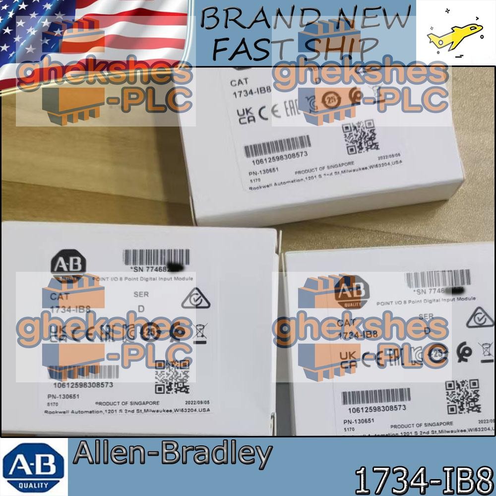 NEW PLC 1734-IB8 SER.D Digital Input Module New Factory Sealed 1734IB8