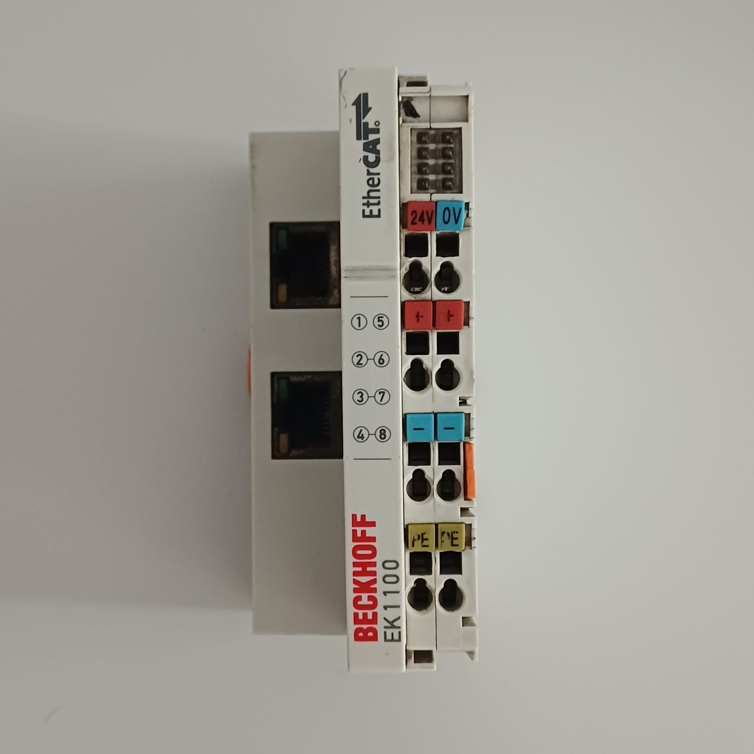 BECKHOFF EK1100 EtherCAT Bus Coupler Module Made in Germany Used